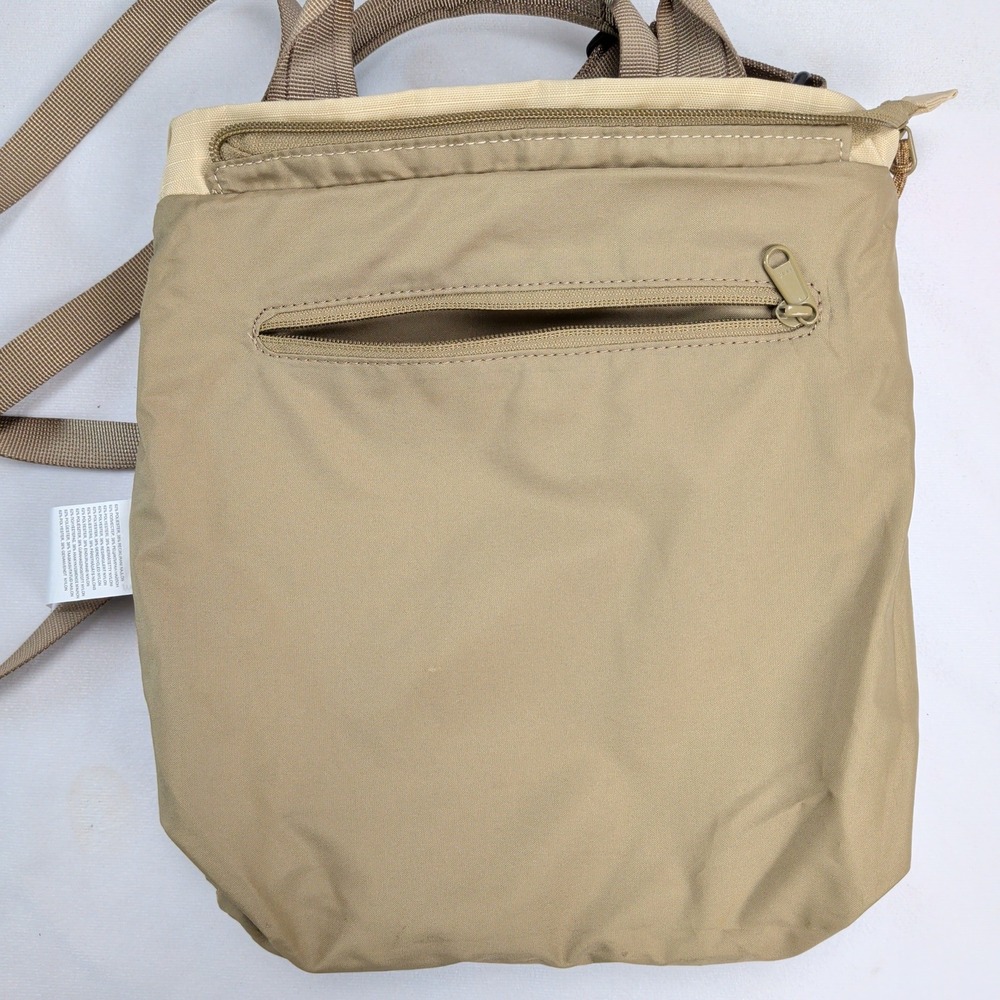 Dakine Ripstop Crossbody Bag Beige Tan Adjustable‎ Strap Zippered Pockets - Picture 7 of 12
